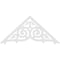 Ekena Millwork Pitch Athens Architectural Grade PVC Gable Pediment, 72"W x 33"H x 1"P (11/12) GPP072X033X100ATH - alternate 4